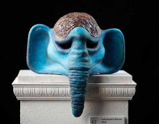 Sad Elephant Woman Mask