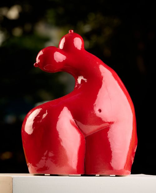 Red Ripe sculpture by Susie Ashkenazi