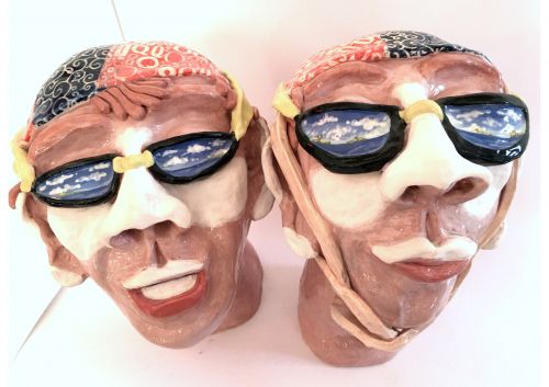 Bondi Boys sculpture by Bronwyn Lewis