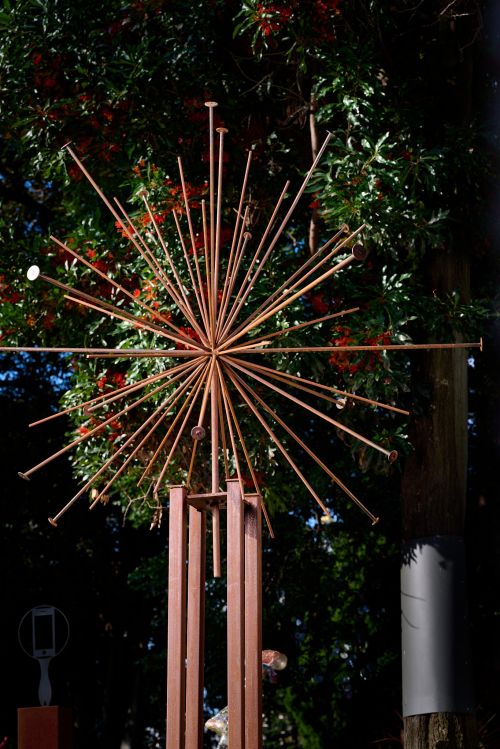 Flower Burst sculpture by David Doyle