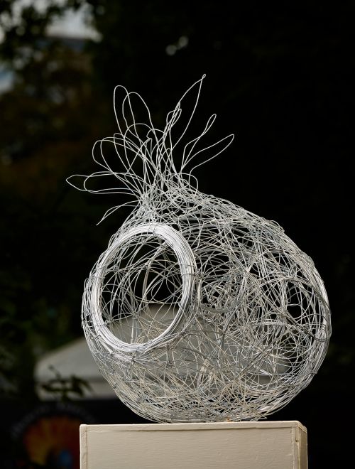 Heartfelt sculpture by Kathy Luxford-Carr