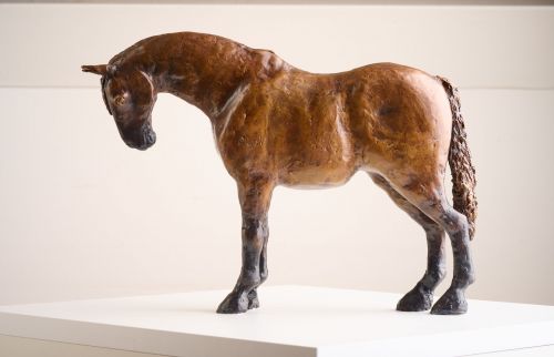 My sister’s horse Mindy sculpture by Jane Alcorn
