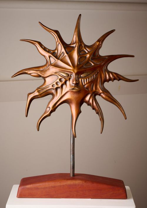 A New Sun God for a Dead Planet sculpture by Rajko Grbac