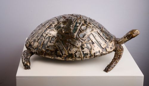 Turtle sculpture by Peter King