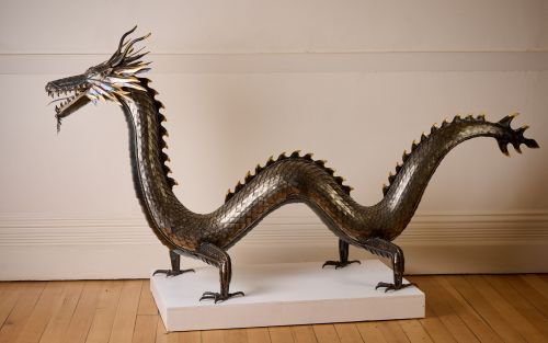 Chinese Dragon sculpture by Corrado Rizza