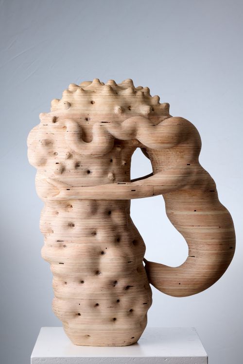 Parasite sculpture by Leslie Boonekamp