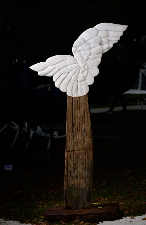 Ruffled sculpture by Jenny Whiteside