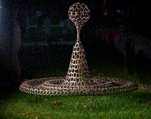 Raindrop sculpture by Neil Findley