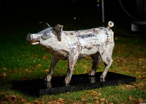Piglet sculpture by Angela MacDougall