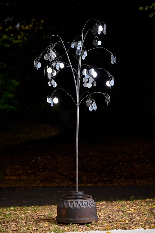 Shimmering Wattle sculpture by Andre Sardone
