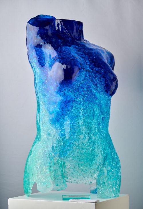 Crystal sculpture by Trevor Carter