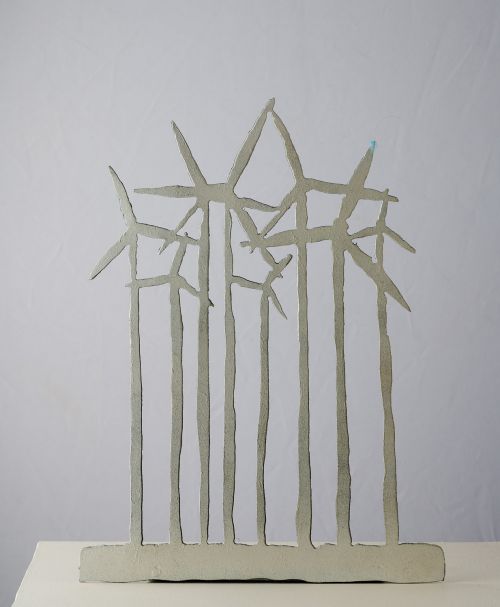 Wind Turbines sculpture by David Doyle