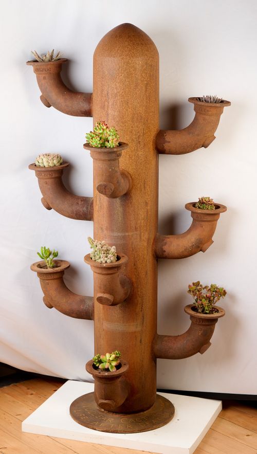 Nuclear Cactus  Life After Death sculpture by Moz Moresi