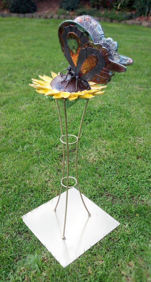 Butterfly sculpture by Heather Wilson