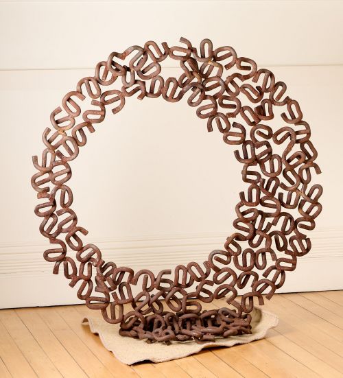 Reclaimed Rhythms sculpture by Patrick Flanagan