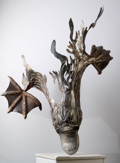 Elusive platypus sculpture by Chris Anderson