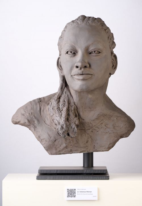Sudanese Woman sculpture by Alison Parkinson