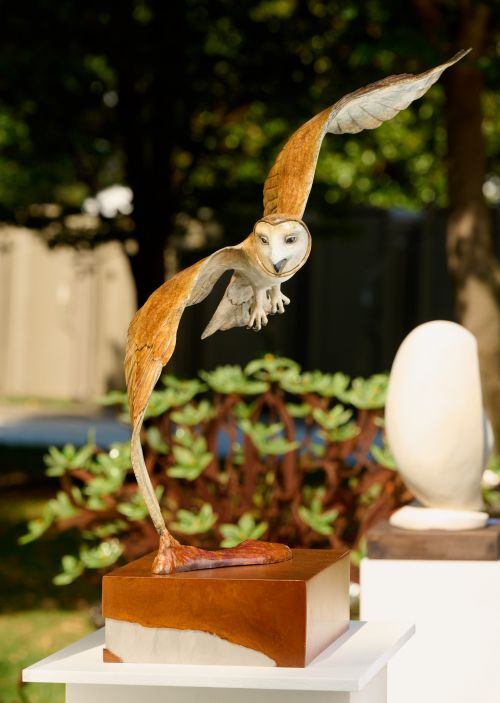 The silent flight sculpture by Jake Mikoda