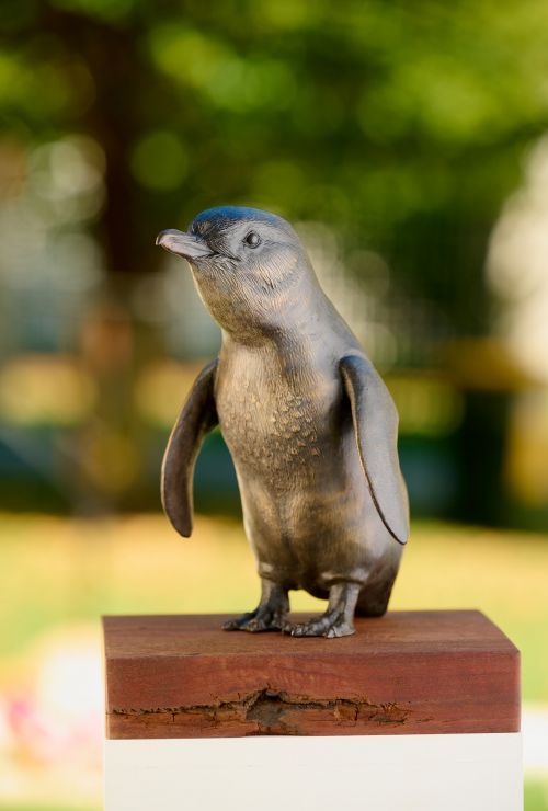 Little Penguin sculpture by Martin Moore