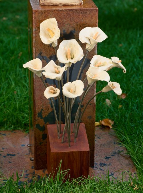Lilys sculpture by Alison Parkinson