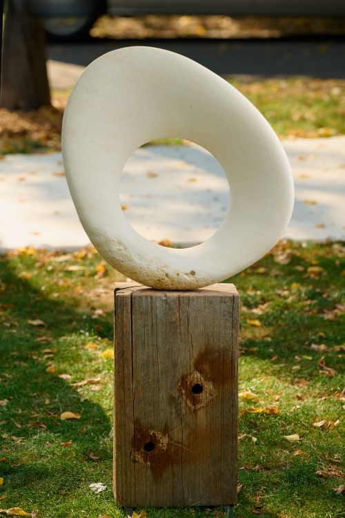 Cyclical sculpture by Dominic van der Merwe