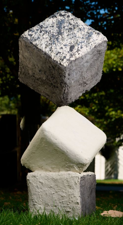 Cubic sculpture by Rachel Grant