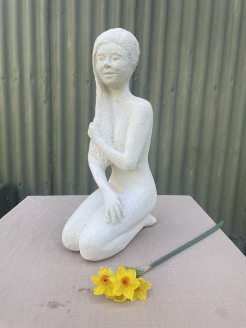 Marigold sculpture by Betty Knight