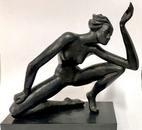 Spider Woman sculpture by Gunnel Watkins