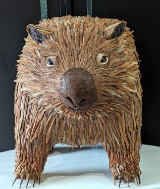 Wombat with Joey by 
											
												Sue Smales
											