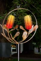 Giant Banksias with Honeyeater on Jetty Timber base
