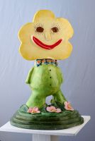 Phyllis Surfing The Lilly Pad Pond.