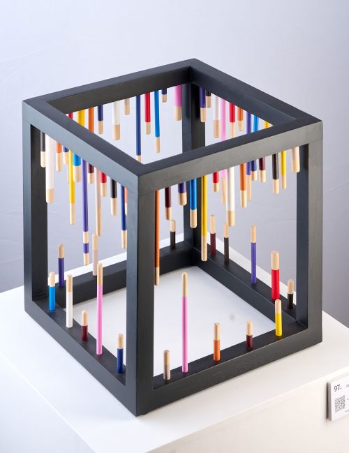 Misaligned sculpture by Peta Tranquille