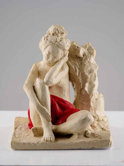 Just a little daydreaming sculpture by Marija Patterson