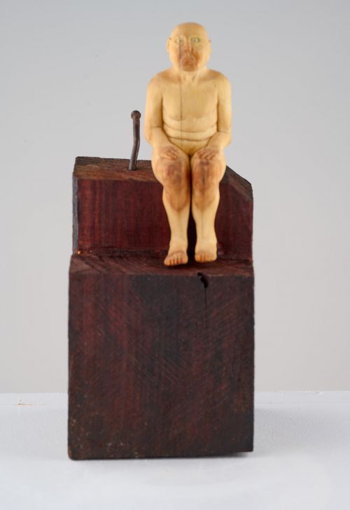 Big Little Man sculpture by Dan Revesz