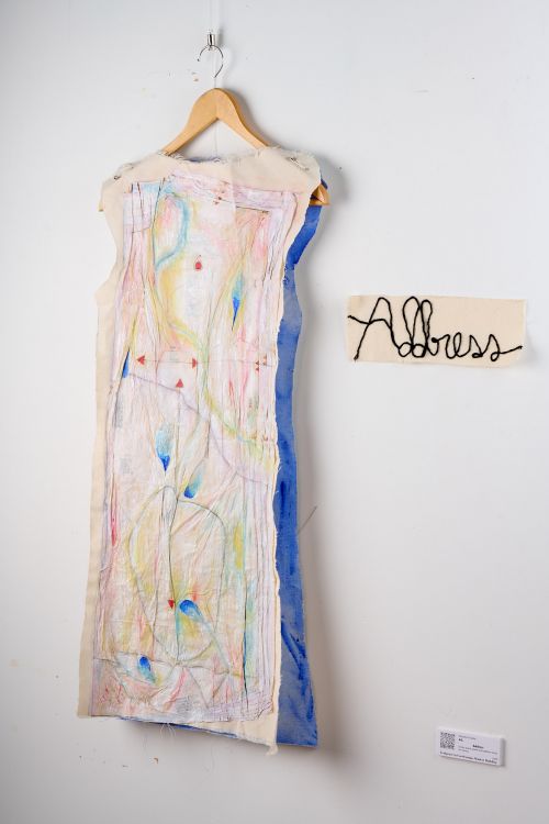 Address sculpture by Paulette Smythe