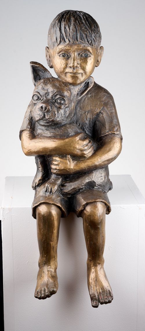 Best Friends sculpture by Christine Sage