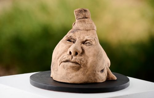 MORE THAN TWO FACED. -&nbsp; Sculpture one sculpture by Jude Bridges-Tull