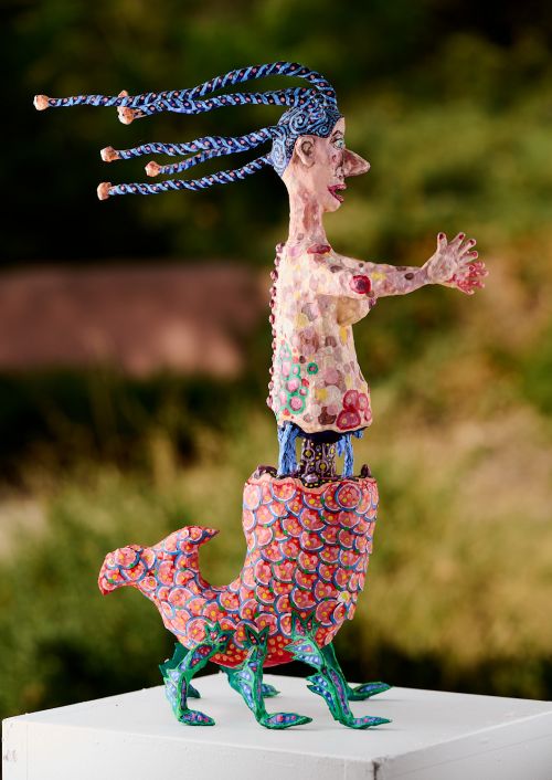 Mermaid Insect sculpture by Ulises Resendiz