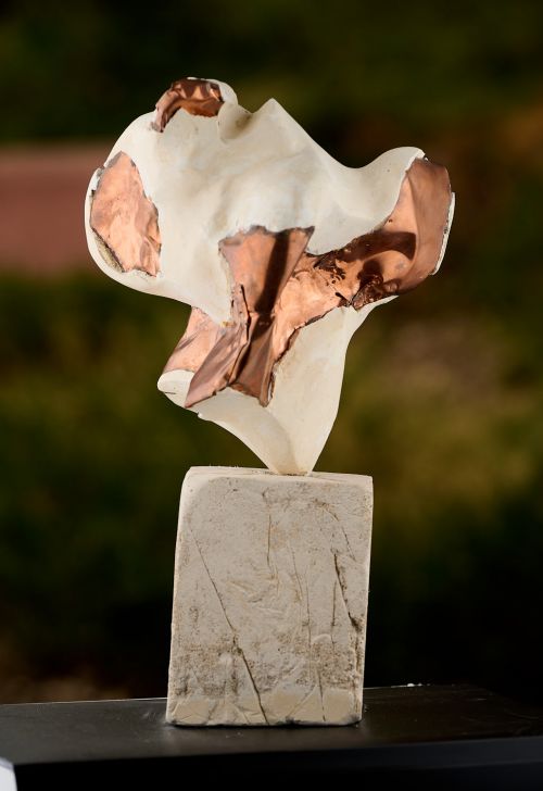 I Have Gazed Upon The Face of Agamemnon sculpture by Piotr Sobiesiak