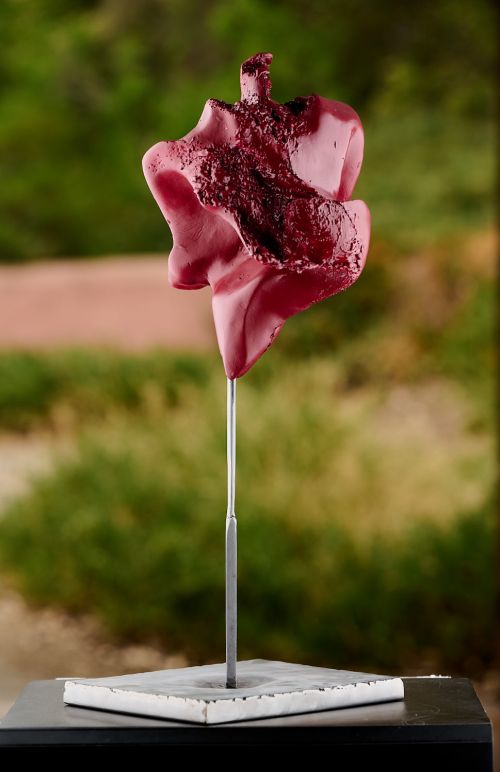 The Cut That Always Bleeds sculpture by Piotr Sobiesiak