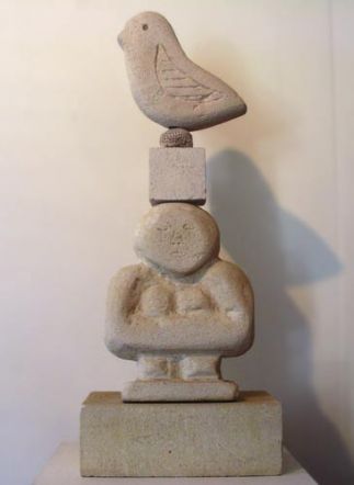 Man and Bird Totem